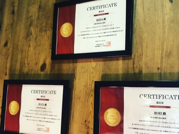 アジアンリラクゼーション ヴィラ 大橋店(asian relaxation villa)/スタッフ認定証(本部研修修了)