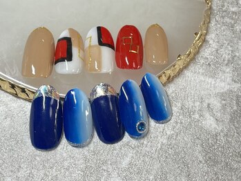 ネイルサロン メイプル(Nail Salon maple)/ブロック&タテグラ