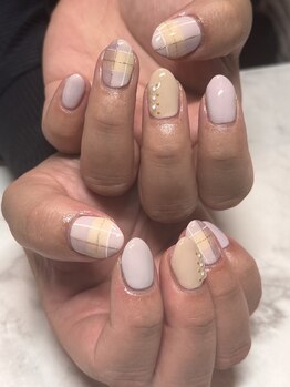 チェックネイル