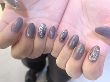 アングゥ ウル(ungu ul)/グレー×シルバーミラー