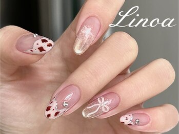 ヒョウ柄ネイルト