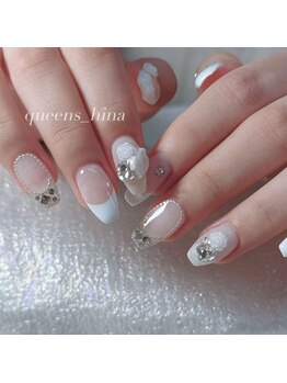 クイーンズビューティーサロン 新宿本店(Queen's beauty salon)/チップ長さ出し10本やり放題