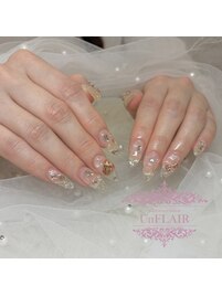 宝石ネイル★チップスカルプ