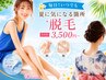 【レディース限定】　気になるムダ毛の箇所から始める脱毛コース　3,500円～