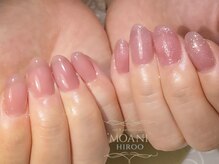 モアニ ヒロオ 渋谷店(MOANI Hiroo)/片手にはラメをプラス♪