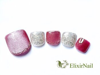 エリクサーネイル 池袋(Elixir Nail)/フットやり放題/クーポン使用