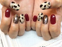 ネイルエイト 新百合ヶ丘(nail8)/ アニマ×ボルドーネイル