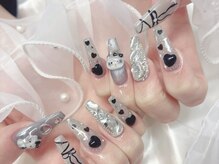 ミルキーウェイバイミーネイル 南堀江店(Milkyway by menail)/キティちゃん/Y2Kネイル