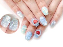 ネイルコレクション ピンク(Nail Collection Pink)/ジェル定額￥9990★3Dうさぎ