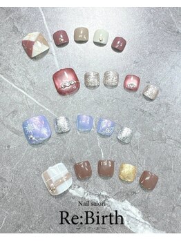 ネイルサロン リバース(Re:Birth)/フット定額スタンダードコース