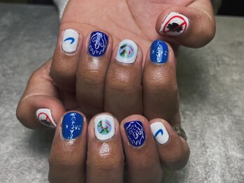 オムネイル 渋谷(HOMME NAIL)/持ち込みデザイン ¥9.000