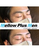 メロウプラス(mellow+)/メンズ眉毛/アイブロウ/眉毛