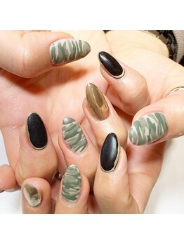 ループ フォーヘアー(Loop for hair)/カモフラネイル