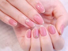 ラルネイル 大宮(Lull. nail)/＊くすみピンク＊ラメライン＊