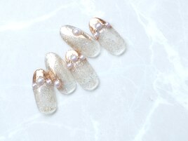 【ミラー×ラメネイル】