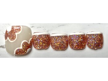 クエスト(Quest)/きらきらフラワーネイル