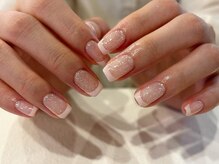 アイネイルズ 梅田店(I nails)/バレエコアピンクフレンチ￥9700
