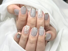 ～マグネットに貝殻埋め込み～