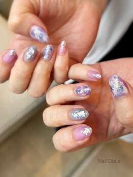 ネイル ドゥ 岡山駅前店(Nail Doux)/ニュアンスシェルネイル