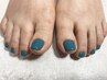 【ナチュラルで綺麗な足元に♪】FOOTワンカラー/オフ込み/ウォーターケア付き