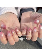 ジェルメ(germer)/マグネットにピンクでグラデ♪