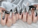 【黒ニュアンスネイル】¥12000