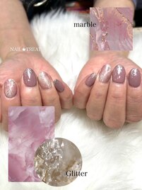 大理石ネイル