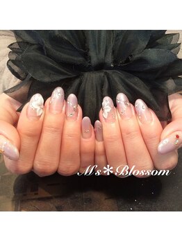 ネイルサロンアンドスクールエムズブロッサム(Nailsalon & school M's Blossom)/ジェルアート込コース