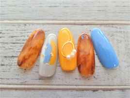 べっ甲×パール