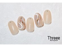 スリーネイルプラスアイラッシュ(Threee Nail+Eyelash)/アートネイル