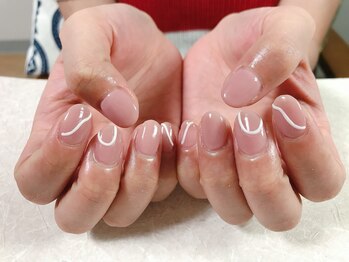 キキネイル 二子玉川(kikinail)/8月定額A ぷっくりネイル