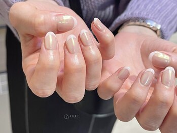 アンネ 東心斎橋店(ANNE)/【パラジェル】オーロラフレンチ