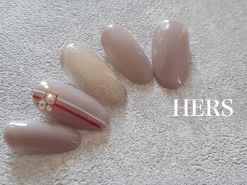 ハーズ(HERS)/HANDGELシンプルアート¥7,500