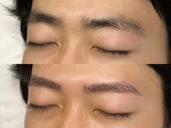 メノール(MENOR)の写真/【骨格を活かしたメンズ眉毛ワックス】 メンズ専門店ならではのデザインカが自慢◎似合わせで速攻垢抜け*