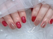イル 神戸店/マグネット×フラッシュネイル