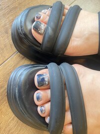 フット持ち込みアートネイル