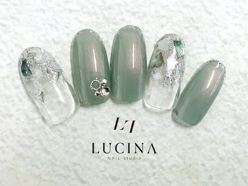 ネイルスタジオ ルキナ(LUCINA)/c-7 大人上品シェルネイル