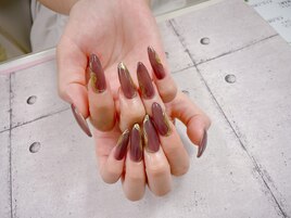 ロングミラーネイル