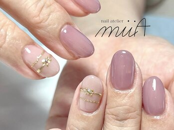 キラッと上品*リングネイル
