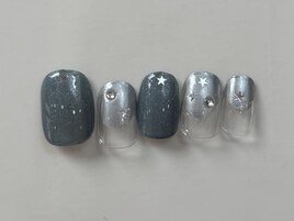 メタリック星ホロラメ¥5000