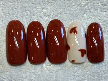 ネイルアンドアイラッシュ ネネ/手書き ハート バレンタイン