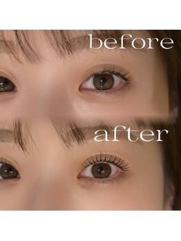 ループラス(r'oo plus)の写真/似合わせデザインお任せください！【パリジェンヌor似合わせまつげパーマ】毛先まできれいなまつ毛へ♪