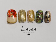 ローラポンポニー(Laura pomponnee)/絵画ネイル　パラジェル