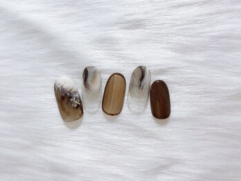 モンスリールネイル(Mon sourire nail)/【ハンド】定額アート7980円