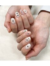 はあとねいる 宇都宮御幸ヶ原店/バレンタインハートネイル
