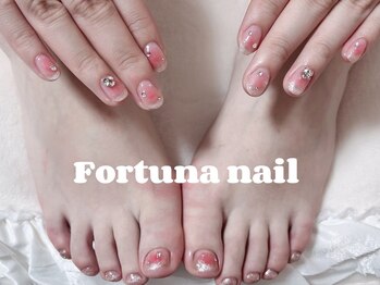 フォルトゥーナ 神田(Fortuna)/[HAND+FOOT]チークネイル
