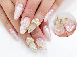 ジェルアート放題☆リボン：星