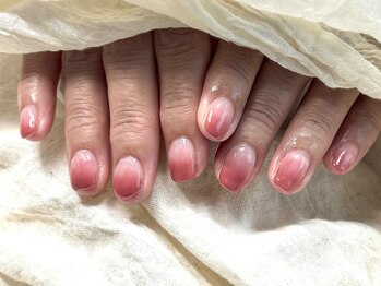 ネイルライフ(NailLife)/ジュワッと血色系カラグラ