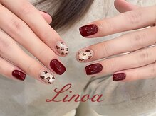 リノア 池袋(Linoa)/ヒョウ柄ネイルト