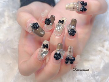 シナモンネイル(cinnamonnail)/ビジューネイル